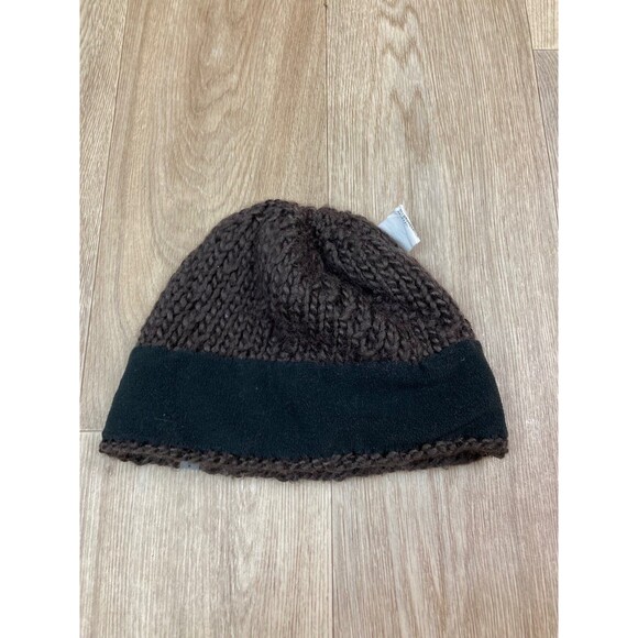 North face women cable knit wool acrylic beanie main image 4